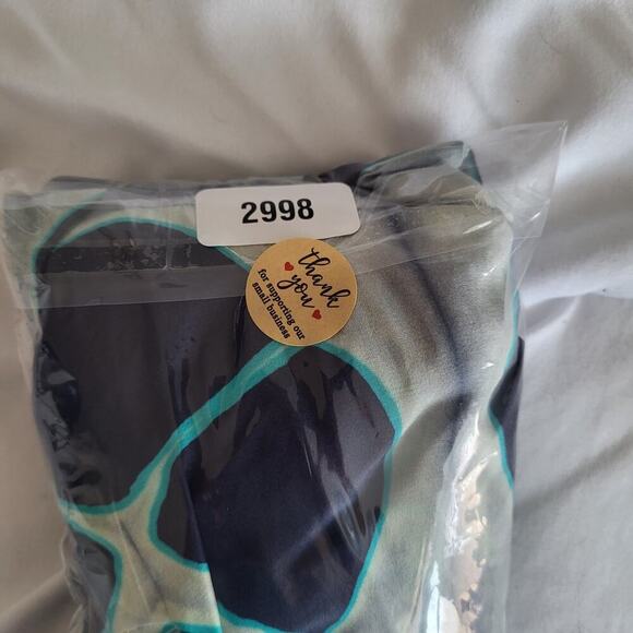 NWOT Alexis Titus Kalani Silk Ocean Print Flounce Wrap Camisole Maxi Dress XS - Picture 15 of 15